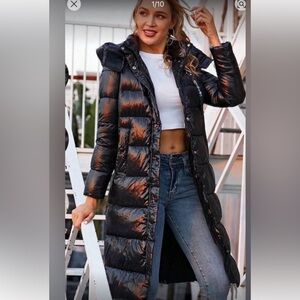 Women's Black Puffer Coat